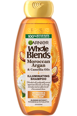 Front view of Illuminating Shampoo with Moroccan, Argan, and Camellia Oils Extracts